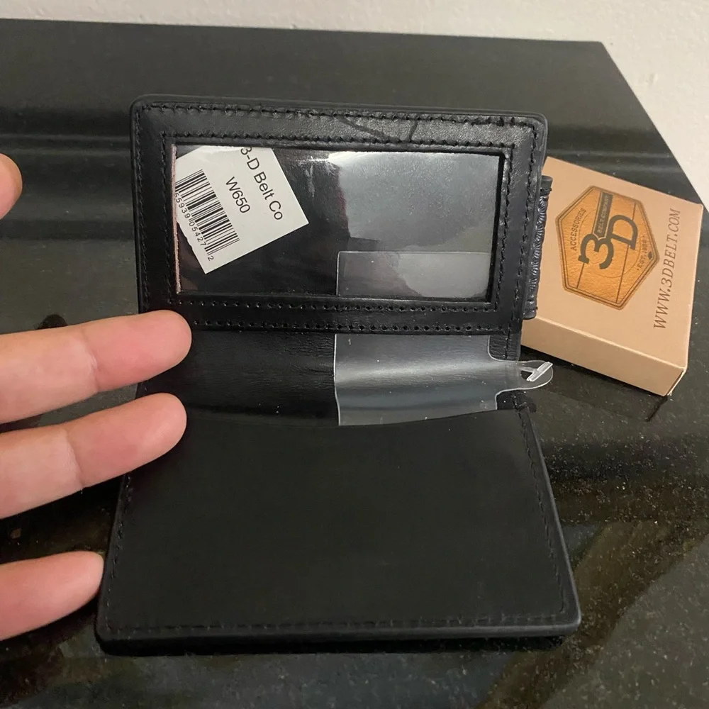 Handcraft Leather Card Holder money clip Wallet